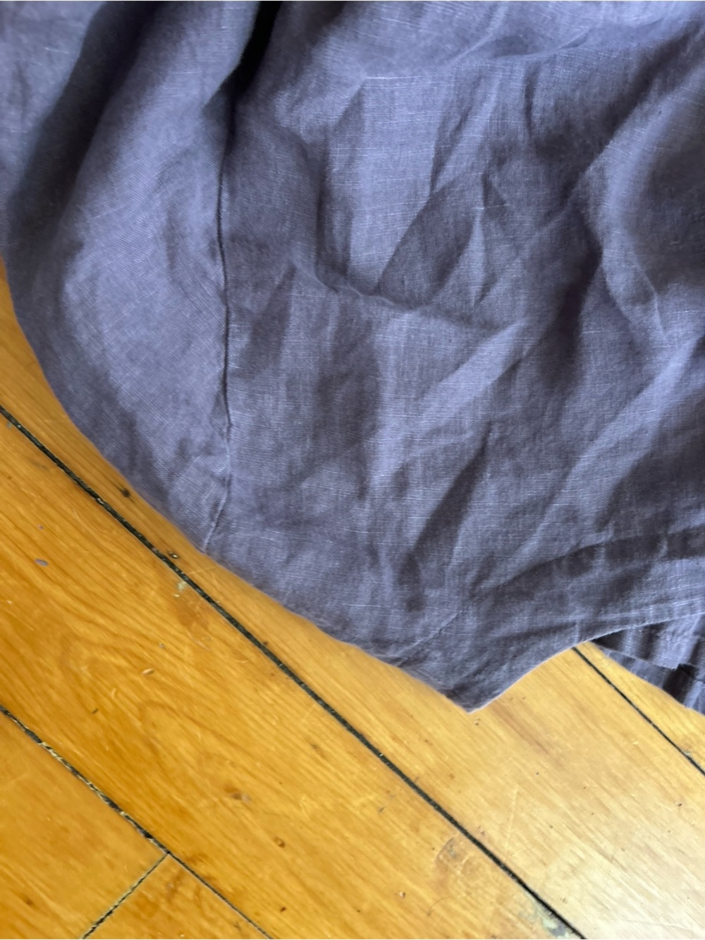 Bryn Walker Linen Layla tunic medium purple - Picture 9 of 9